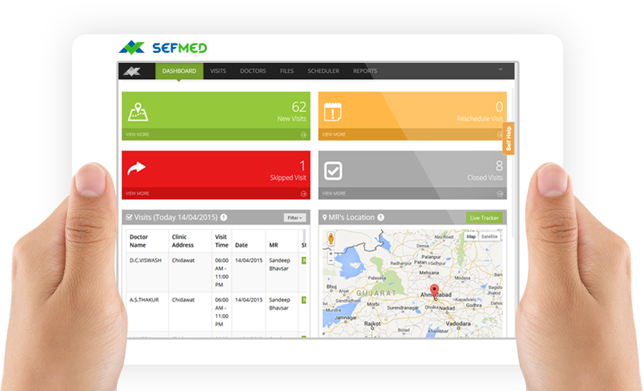 SEFMED -MR Reporting Software Dashboard